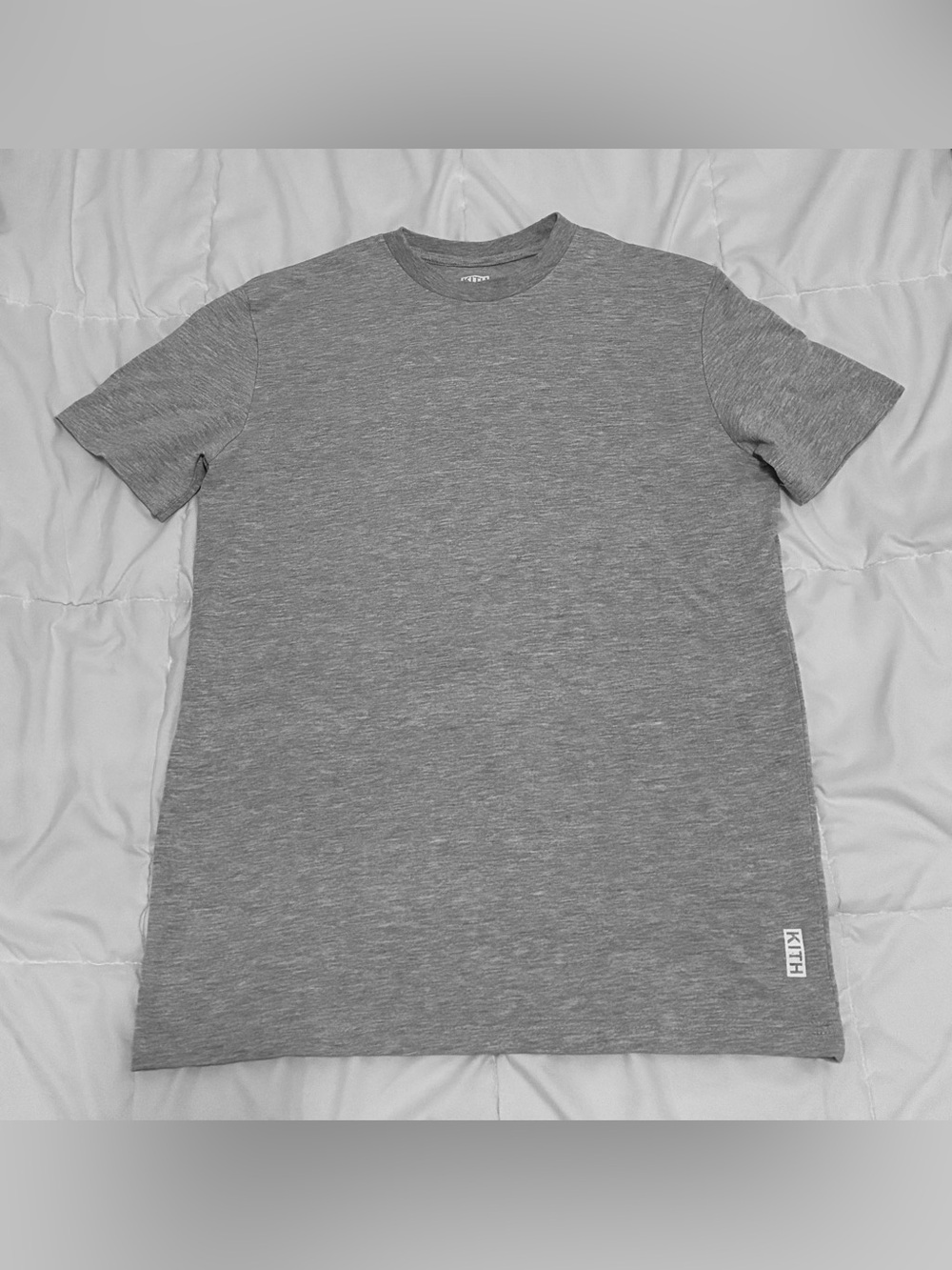 Kith Men’s Heather Gray Crew Neck Short Sleeve Tee Size XS